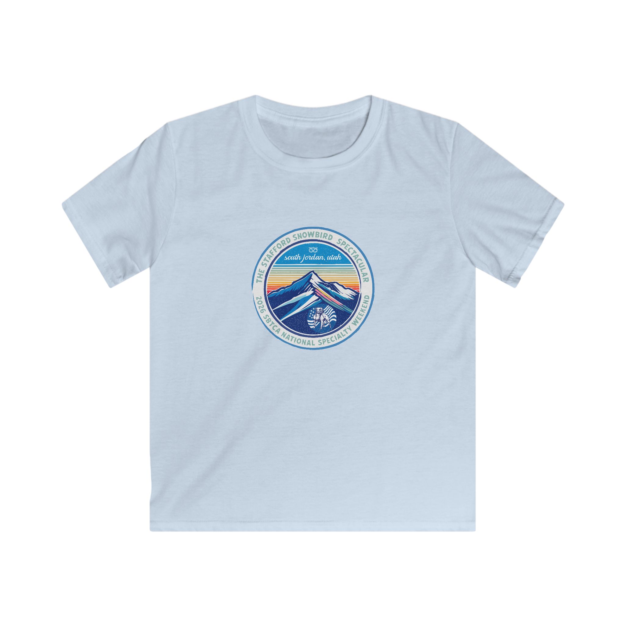 Kids SBTCA National 2026 Tee — ‘Snowbird’ Scenic Summit Graphic Shirt